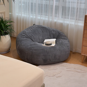 प्रीमियम ट्रेंडी आरामदायक इको फ्रेंडली मखमली वैक्यूम संपीड़ित स्पंज बेडरूम लिविंग रूम के लिए सिंगल बीन बैग सोफा भरने - Product Image 2