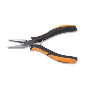 BETA - 011720101 Pince à bec long plat lisse avec poignées bi-matière (multi-pack) PINCE ÉLECTRONIQUE ET COUPE - Product Image 1