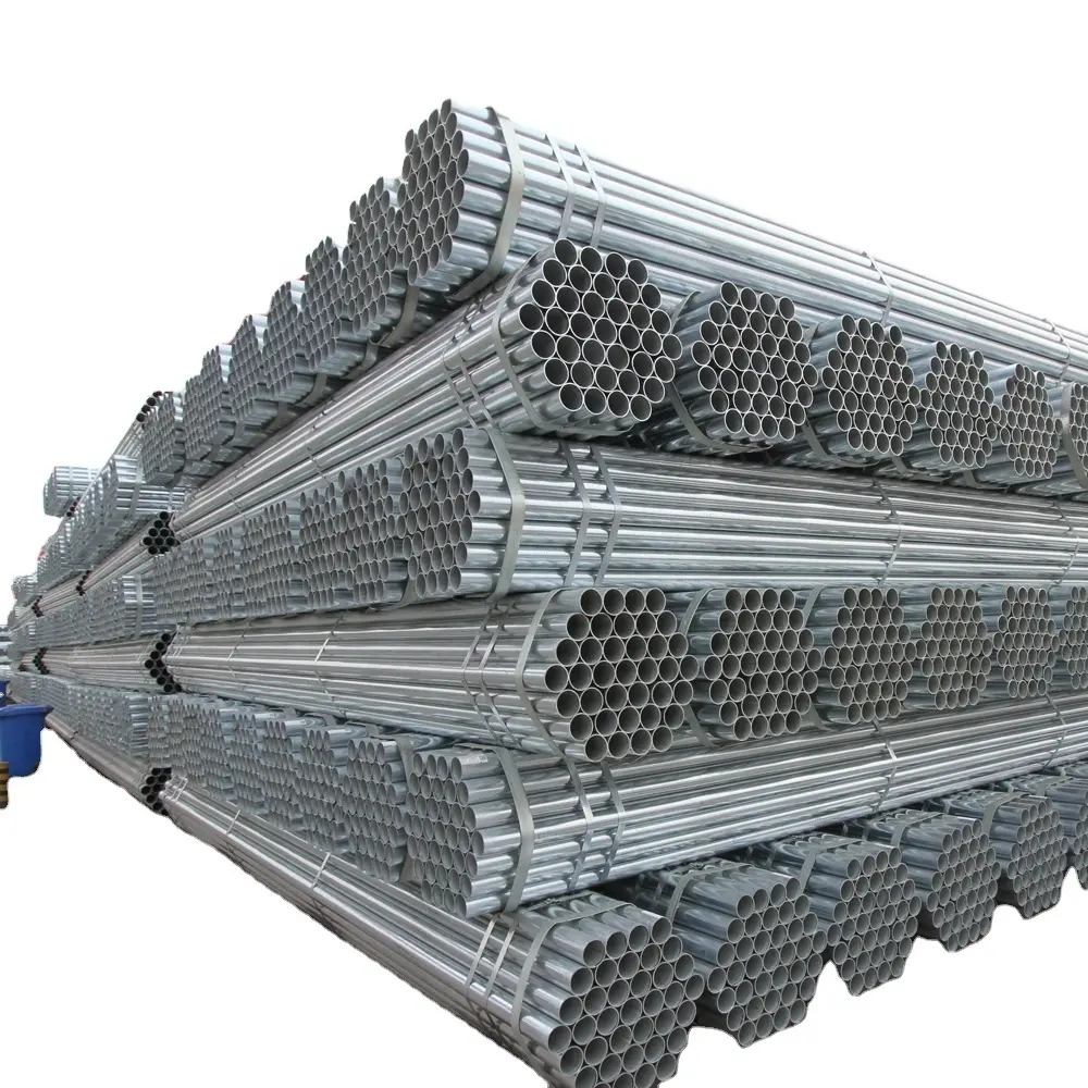 galvanised mild iron steel 5 inch tube pipe