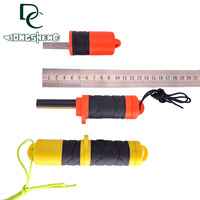 Boussole électronique multi-fonction, 18 pièces, équipement d'urgence de Camping et de survie, démarreur de feu, pierres à silex, brousse