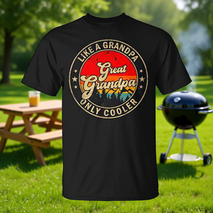 T-shirt unisexe pour adulte « Great Grandpa Like A Grandpa Only Cooler » - Product Image 3