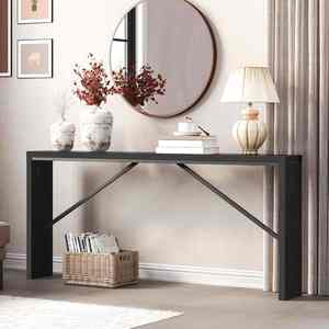 Mesa Consola Cascada al por Mayor, Mesa de Madera Cascada para Detrás del Sofá, Mesa de Entrada de Madera Cascada para la Entrada - Product Image 1