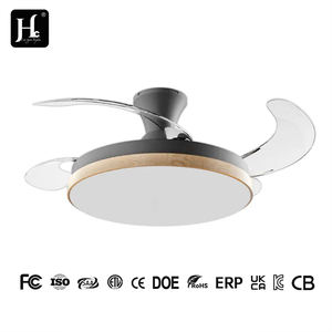 Ventilateur de plafond électrique invisible de style nordique de 42 pouces, 3 pales, luminaire suspendu chic pour chambre, salle à manger, salon, décoration intérieure - Product Image 4