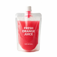 Sachets d'emballage personnalisés réutilisables avec bec verseur pour jus, boissons et aliments, avec buse d'aspiration