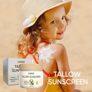 Xm nhà máy tùy chỉnh mỡ động vật bảo vệ kem chất lượng cao OEM ODM Logo Hữu Cơ UV bảo vệ cao-spf làm mới kem - Product Image 5