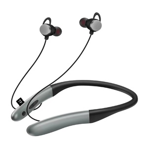 Auriculares inalámbricos para colgar en el cuello, cascos con banda para el cuello, con interruptor magnético, BT, para música y deportes - Product Image 2