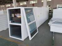 Fenêtres coulissantes horizontales en PVC/UPVC pour maisons modernes, personnalisables, économiques et écologiques
