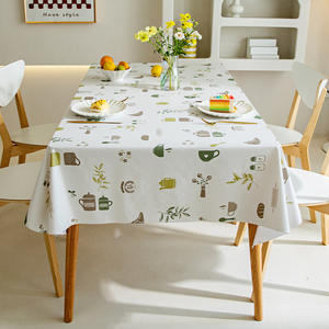 Nappe rectangulaire en PVC imprimée intégrale, imperméable, pour usage domestique - Product Image 5