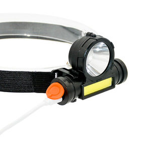 Lampe frontale LED XPE COB rechargeable 2000 mAh avec bandeau réglable pour la pêche, le cyclisme et la course à pied - Product Image 2