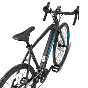 <span class=keywords><strong>Vélo</strong></span> <span class=keywords><strong>électrique</strong></span> de gravier avec <span class=keywords><strong>moteur</strong></span> central, pneus 700C 42C, frein à disque et batterie au lithium, pour une vitesse de 25 km/h - Product Image 6