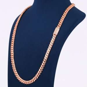 Grown Diamond <b>Sterling</b> <b>Silver</b> 925 Luxury <b>Chain</b> Necklace Premium Shiny Jewelry <b>for</b> <b>Women</b> Wedding Gift Party Wear - Product Image 4