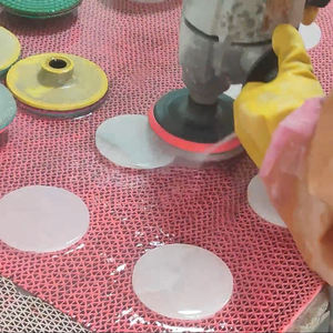 NANWEIストーン耐久ラウンド大理石香スタンドプレートホルダーリビングルーム瞑想禅コーナー - Product Image 6