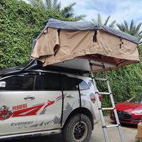 Tente de toit électrique quatre saisons Zentopia RTT-2, coque en tissu Oxford, fond imperméable >3000 mm, prête à l'emploi pour le camping en plein air
