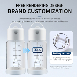 Tasse à café transparente auto-agitante portable couvercle résistant à la chaleur sans danger pour les activités de plein air de la maison de bureau pour une utilisation en intérieur - Product Image 2