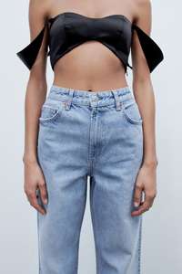 <span class=keywords><strong>Pantaloni</strong></span> a vita alta da <span class=keywords><strong>donna</strong></span> di nuovo design personalizzato jeans <span class=keywords><strong>boyfriend</strong></span> <span class=keywords><strong>pantaloni</strong></span> in denim a gamba dritta <span class=keywords><strong>pantaloni</strong></span> jeans femminili - Product Image 3