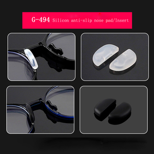 Silikon lunak optik pengganti Push In bantalan hidung untuk kacamata bantalan hidung silikon - Product Image 3