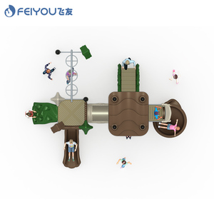 Patio de recreo al aire libre para niños, equipo grande, molde rotatorio, esteras comerciales para niños, azulejos de interior con CE/<span class=keywords><strong>IPEM</strong></span> - Product Image 6