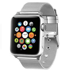 Strap Für apple uhr 38/40/42/44mm, edelstahl Milanese <span class=keywords><strong>Loop</strong></span>-Ersatz Strap Magnetische Verschluss Für iWatch Serie 1 <span class=keywords><strong>2</strong></span> 3 4 - Product Image 3