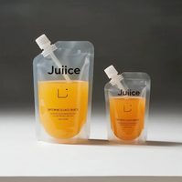 Pochette Doypack de haute qualité avec bec verseur pour jus, lait et liquides, sac d'emballage avec bouchon, sac en plastique alimentaire imprimé sur mesure