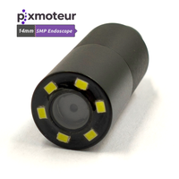 Module de caméra endoscopique industrielle 5MP autofocus, diamètre 14mm, 1944x2592px, 25FPS, H.264, USB, étanche, mini boroscope pour tuyaux