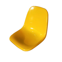 Siège de tribune en fibre de verre, surface de siège creuse moulée par soufflage en plastique, banc pour spectateurs, table de cantine, chaise pour file d'attente