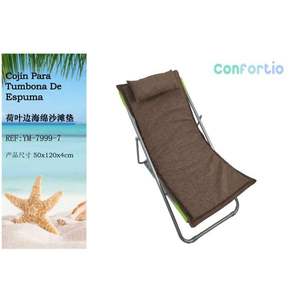 TUMBONA de Alta Densidad 50*120*4CM-7, Colchoneta de Playa, Cojines y Almohada Cómodos - Product Image 1