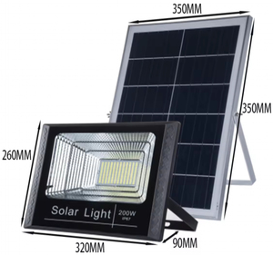 Luz Exterior Solar Impermeable de 120W 200W 300W 600W, Reflector LED para Jardín, Estadio, Iluminación Exterior - Product Image 4