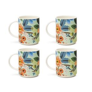 Tazza in Ceramica Excelsa 30 Cl in Porcellana con Design Floreale Multicolore - Product Image 2