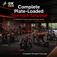 Équipement de musculation professionnel SK à charge libre, ensemble complet : machine Hack Squat et machine Hip Thrust pour centre de fitness