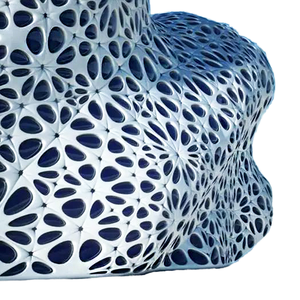Sculpture en aluminium personnalisable pour mur-rideau 3D - Product Image 1