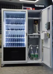 Snacks personnalisés Boissons Pho Ramen Nouilles instantanées Distributeur automatique d'eau chaude gratuite