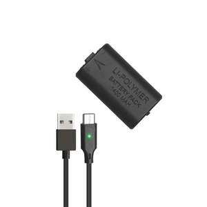 Batería Recargable para Control de <span class=keywords><strong>Xbox</strong></span> Series S, Cable de Carga para Control de <span class=keywords><strong>Xbox</strong></span> Series X, Batería de 1400 mAh para <span class=keywords><strong>Xbox</strong></span> One - Product Image 2