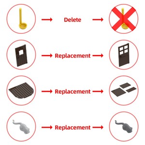 Funbuild Fantasy Era Haunted House-Juego de bloques de construcción de Halloween, casa de bruja, <span class=keywords><strong>Castillo</strong></span> Mágico, bosque - Product Image 6