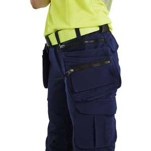BLAKLADER - 719316428933D21 <b>Women</b>’s hi-vis <b>trouser</b> with 4-way-stretch Navy blue/Yellow - EAN 7330509806647 HI-VIS <b>WORKWEAR</b> - Product Image 5