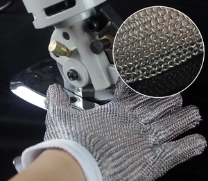 BSP A9 acier inoxydable boucher métal maille <span class=keywords><strong>boucherie</strong></span> anneau garde bouclier Anti-coupe chaîne courrier huître Guantes De Malla Acero gants - Product Image 3