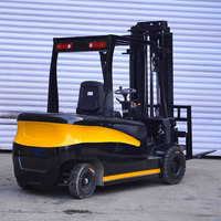 Chariot élévateur de chargeur latéral électrique pour de longues charges comme l'acier et les tuyaux de bois de construction
