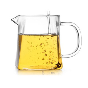 Coupe à thé carrée en verre résistante à la chaleur pour cérémonie du thé - Product Image 5
