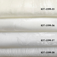 Tissu de rideau en voile jacquard, vente en gros au mètre, pour draperie de fenêtre d'hôtel et décoration intérieure