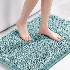 Chenille Bathroom Rugs Extra Soft and Absorbent Shaggy <strong>Bath</strong> <strong>Mat</strong> Machine Washable Non-Slip Plush Carpet <strong>Runner</strong> for Tub - Product Image 4