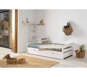 Muebles de dormitorio fabricados en fábrica cama infantil de madera estándar simple con estilo moderno - Product Image 3