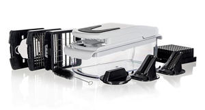 Affettatrice <span class=keywords><strong>Manuale</strong></span> Multifunzione Ecologica in Metallo per Verdure Trituratore per Cipolle e Patate in Acciaio Inox - Product Image 3