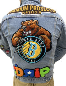 Patchs thermocollants personnalisés en chenille brodée sur le côté, avec logo tigre, livraison 1-3 jours - Product Image 1