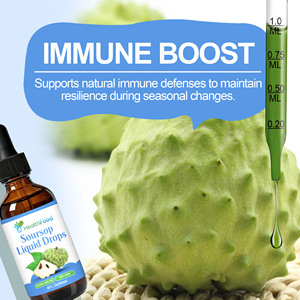 Wholesale Soursop <b>Liquid</b> Drops Contains Black Cumin Seed Oil With <b>Vitamin</b> C Immune Strength Soursop Graviola <b>Liquid</b> Drops - Product Image 5