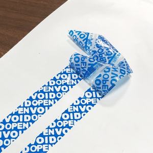 1/2\" Wide Blue Camera Tamper Evident Void <b>Tapes</b> Sticker Double Sided Acrylic Adhesive Permanent Open Sealing Security <b>Tape</b> - Product Image 2
