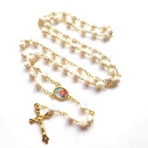 Support Custom Gold Cross <b>Beads</b> Rosary - Product Image 1