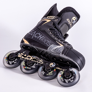 EACHkids <span class=keywords><strong>Patins</strong></span> de hockey de vitesse en ligne en PU de haute qualité <span class=keywords><strong>Patins</strong></span> <span class=keywords><strong>à</strong></span> roulettes sur <span class=keywords><strong>glace</strong></span> en carbone de niveau professionnel pour adultes et garçons Matériau de roue en alliage - Product Image 3