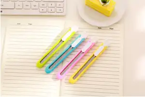 Цветной миниатюрный нож, фотобокс, нож для бумаги, инструменты для школы и офиса, товары для творчества и рукоделия