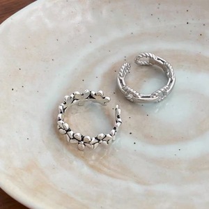 S925 Sterling <b>Silver</b> Floral Hollow Chain Open <b>Ring</b> Unisex Index Finger <b>Ring</b> Everyday Wear - Product Image 3