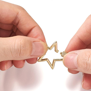 ABO mode Micro pavé zircon cubique <span class=keywords><strong>vis</strong></span> porte-clés fermoirs à <span class=keywords><strong>vis</strong></span> connecteurs diamant incrustation pendentif fermoirs <span class=keywords><strong>pour</strong></span> la fabrication de bijoux - Product Image 6