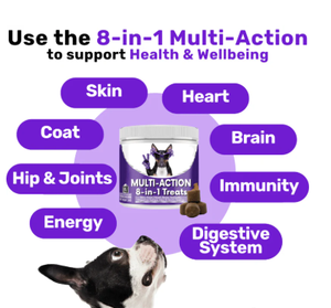 Etiqueta privada 8 1 Multivitamínico Masticables suaves <span class=keywords><strong>para</strong></span> <span class=keywords><strong>perros</strong></span> Gatos Glucosamina Aceite de salmón Vitaminas infundidas Trata Suplementos <span class=keywords><strong>para</strong></span> el cuidado de la salud - Product Image 2